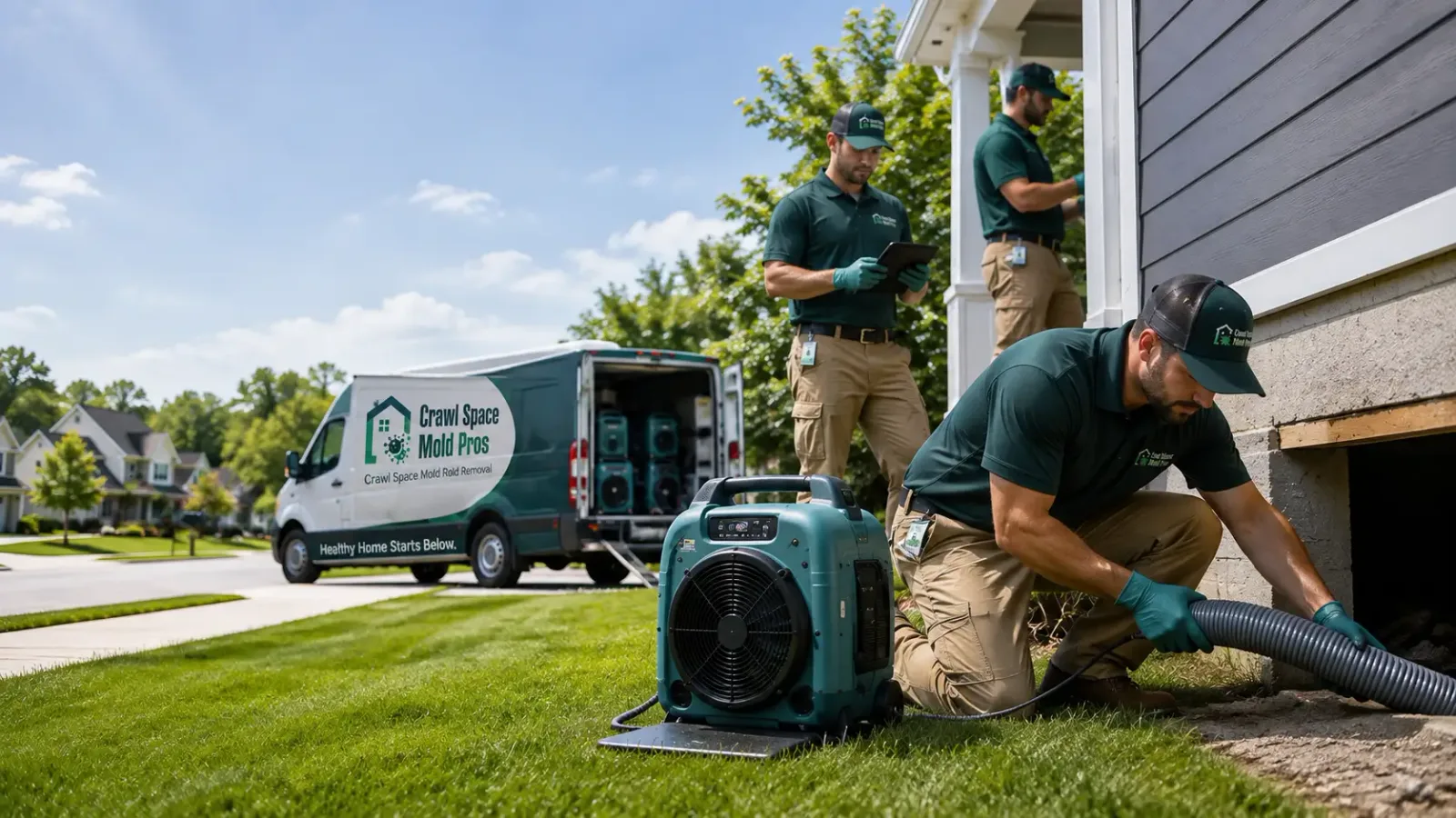 Crawl Space Mold Removal in Irving, IL